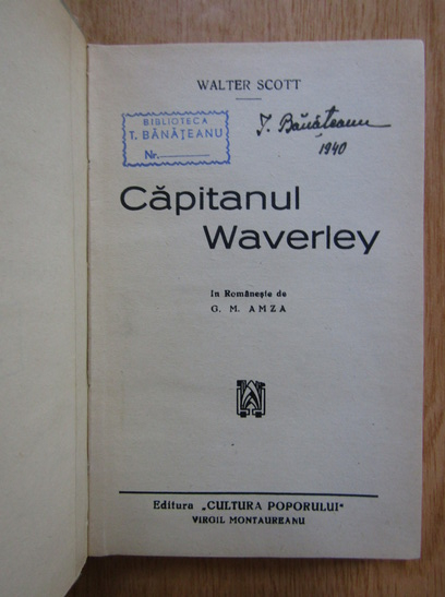Walter Scott - Capitanul Waverley