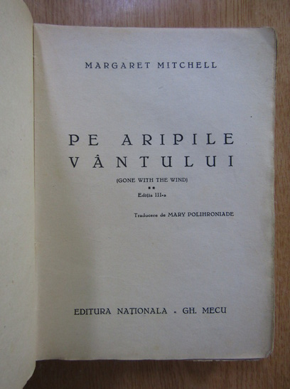 Margaret Mitchell - Pe aripile vantului (volumul 2)
