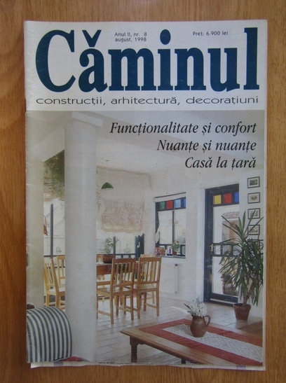 Anticariat: Revista Caminul, anul II, nr. 8, august 1998