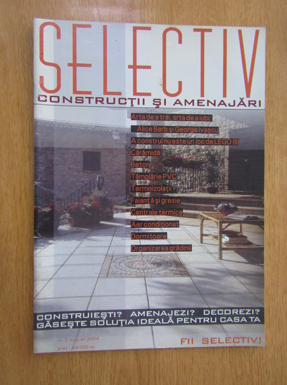 Anticariat: Revista Selectiv, anul I, nr. 3, august 2004