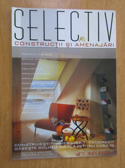 Anticariat: Revista Selectiv, anul II, nr. 4, aprilie 2005