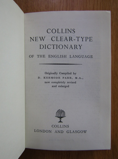 Collins New Clear Type Dictionary