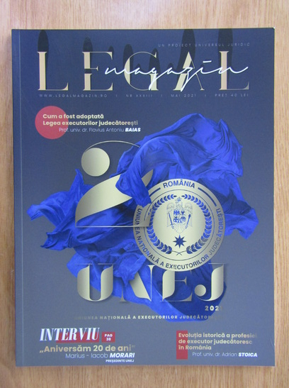 Anticariat: Revista Legal Magazin, nr. 33, mai 2021