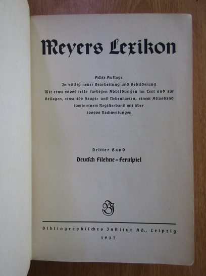 Meyers Lexikon (volumul 3)