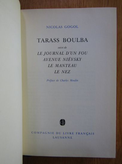 Nicolas Gogol - Tarass Boulba