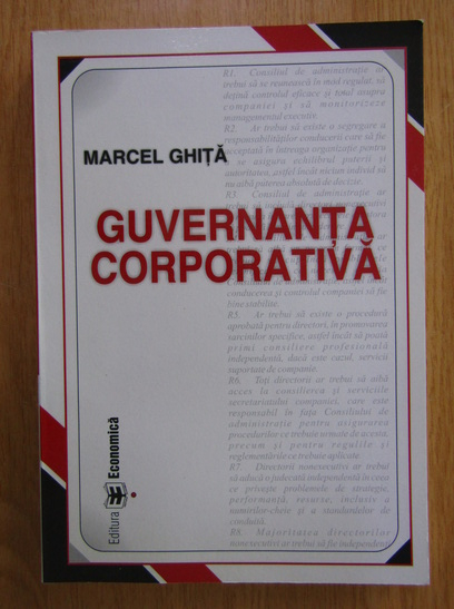 Anticariat: Marcel Ghita - Guvernanta corporativa