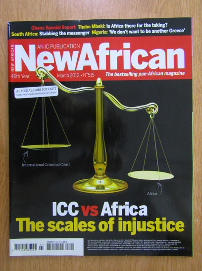 Anticariat: Revista NewAfrican, nr. 515, martie 2012