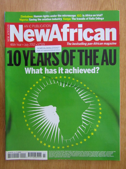 Anticariat: Revista NewAfrican, nr. 519, iulie 2012