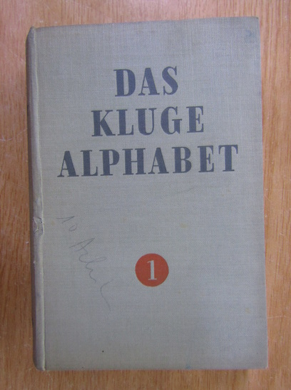 Anticariat: Das Kluge Alphabet (volumul 1)