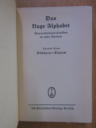 Das Kluge Alphabet (volumul 2)