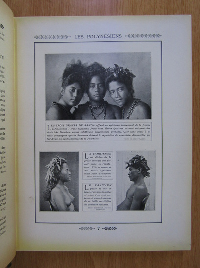 Les Merveilles des Races Humaines. Les Types. Les Moeurs. Les Coutumes
