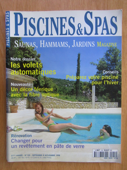 Anticariat: Revista Piscines et Spas, nr. 115, septembrie-noiembrie 1998