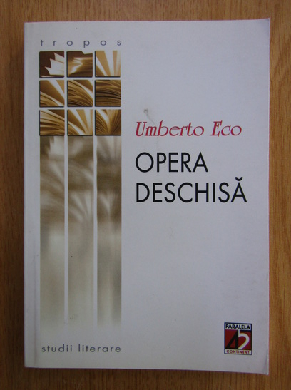 Anticariat: Umberto Eco - Opera deschisa