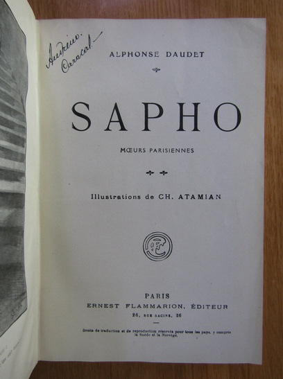 Alphonse Daudet - Sapho (5 carti colegate)
