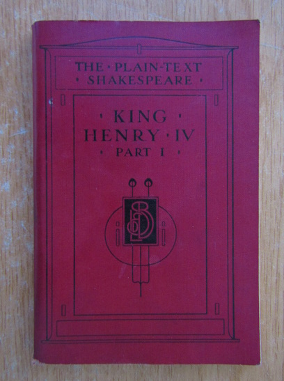Anticariat: William Shakespeare - The First Part of King Henry IV