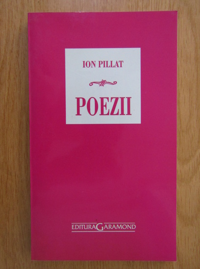 Anticariat: Ion Pillat - Poezii