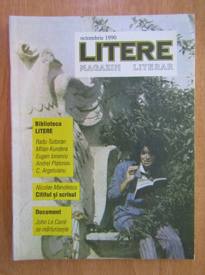 Anticariat: Revista Litere, Octombrie 1990