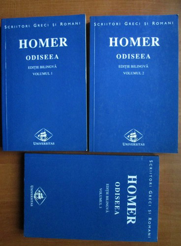 Anticariat: Homer - Odiseea. Editie bilingva (3 volume)