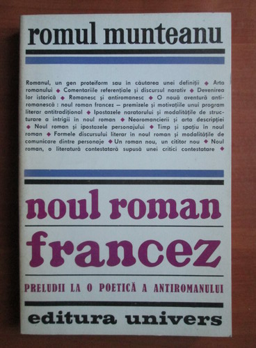 Anticariat: Romul Munteanu - Noul roman francez