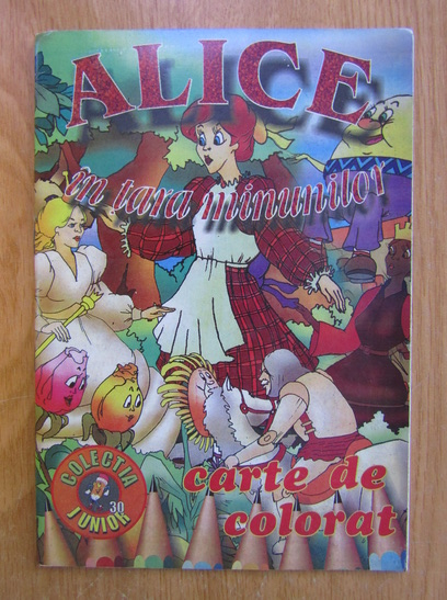 Anticariat: Alice in Tara Minunilor. Carte de colorat