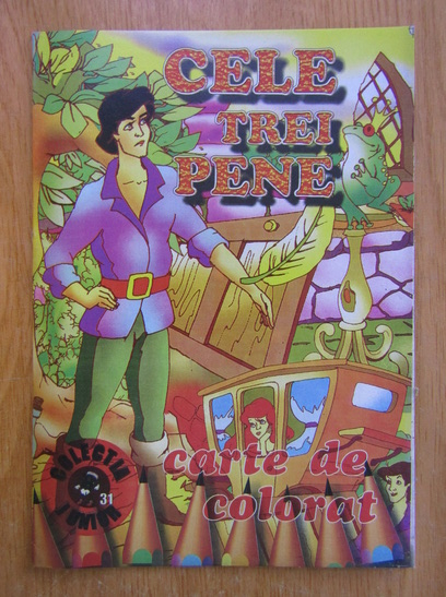 Anticariat: Cele trei pene. Carte de colorat