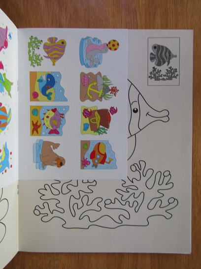 Planse de colorat pentru cei mai mici. Locuitorii marine