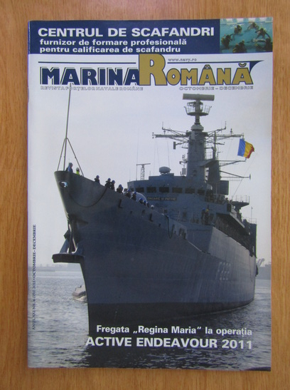 Anticariat: Revista Marina Romana, anul XXI, nr. 6, octombrie-decembrie 2011