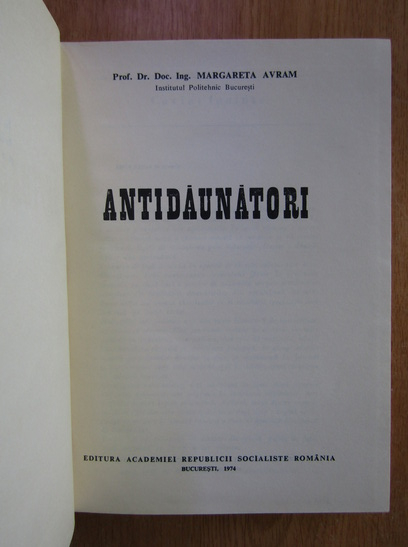 Margareta Avram - Antidaunatori