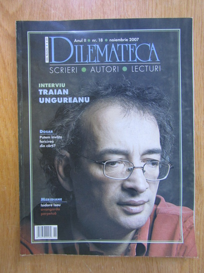 Anticariat: Revista Dilema, anul II, nr. 18, noiembrie 2007
