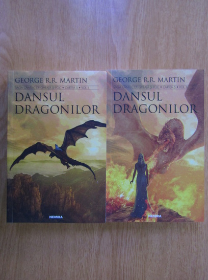 Anticariat: George R. R. Martin - Dansul dragonilor (2 volume)