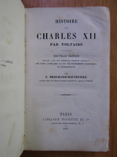 Voltaire - Histoire de Charles XII