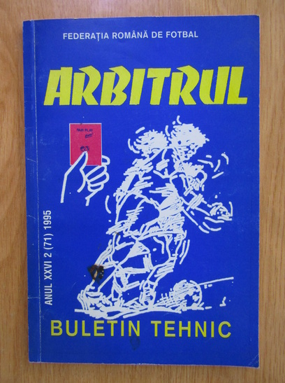 Anticariat: Revista Arbitrul, anul XXVI, nr. 2, 1995