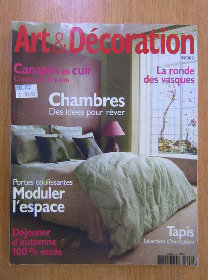 Anticariat: Revista Art et Decoration, nr. 446, octombrie 2008