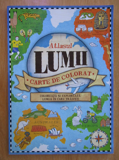 Anticariat: Natalie Hughes - Atlasul lumii. Carte de colorat