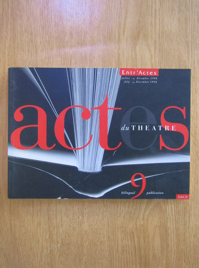 Anticariat: Actes du theatre (volumul 9)