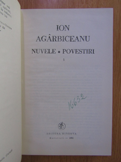 Ion Agarbiceanu - Nuvele. Povestiri (volumul 1)