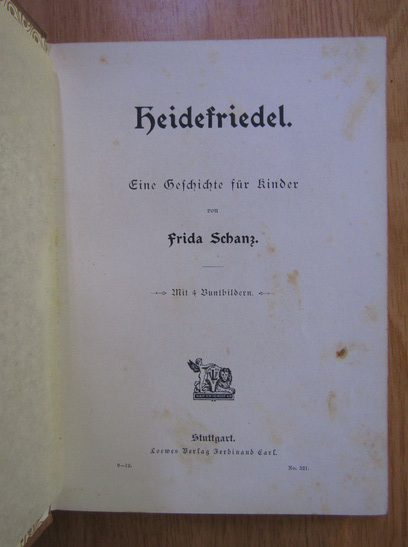 Frida Schanz - Heidefriedel