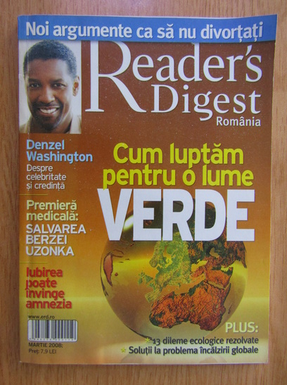 Anticariat: Revista Reader's Digest, martie 2008