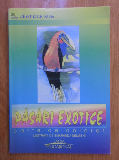 Anticariat: Pasari exotice. Carte de colorat