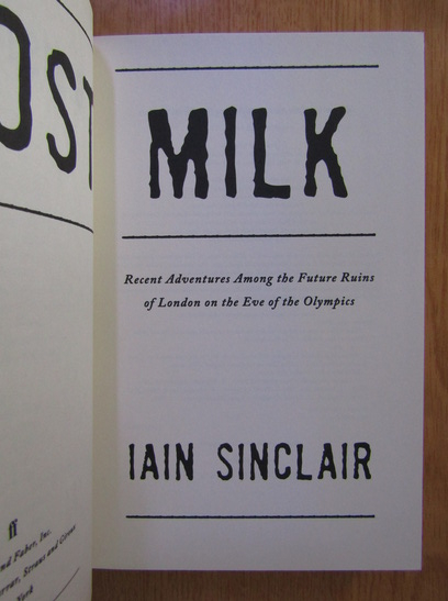 Ian Sinclair - Ghost Milk