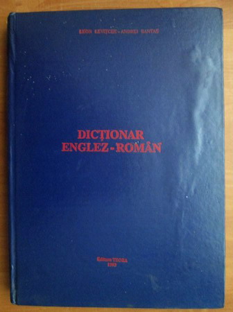 Anticariat: Leon Levitchi, Andrei Bantas - Dictionar Englez-Roman