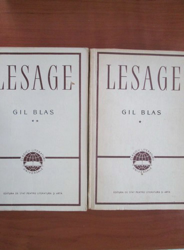 Anticariat: Lesage - Gil Blas (2 volume)
