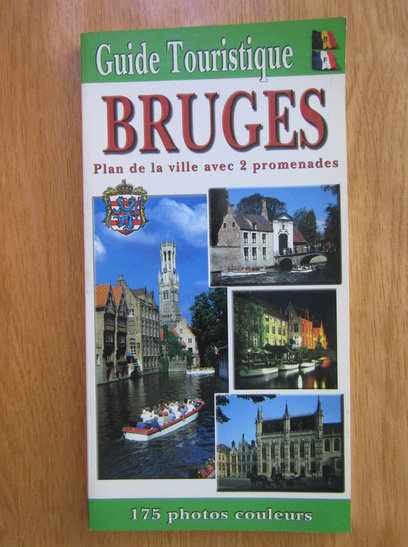 Anticariat: Bruges. Plan de la ville avec 2 promenades