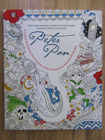 Anticariat: Peter Pan, o carte minunata de colorat