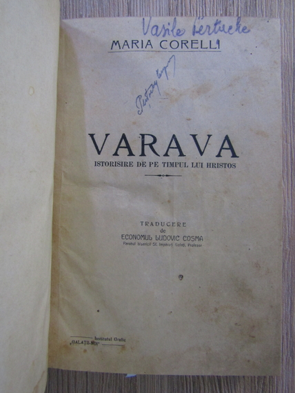 Maria Corelli - Varvara. Istorisire de pe timpul lui Hristos