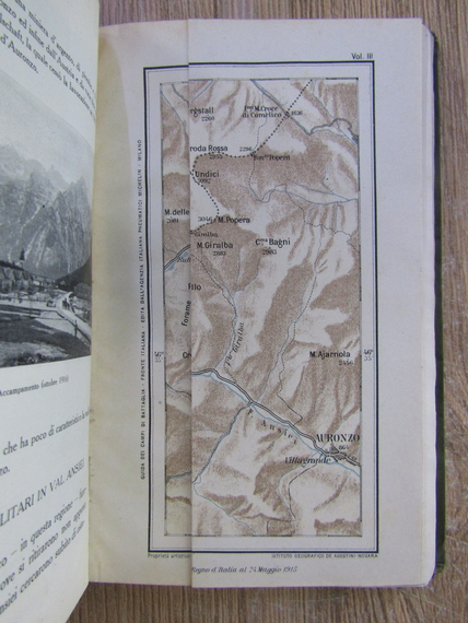 Guida dei Campi di Battaglia. Piave, Cadore Carnia (volumul 3, Milano, 1919)