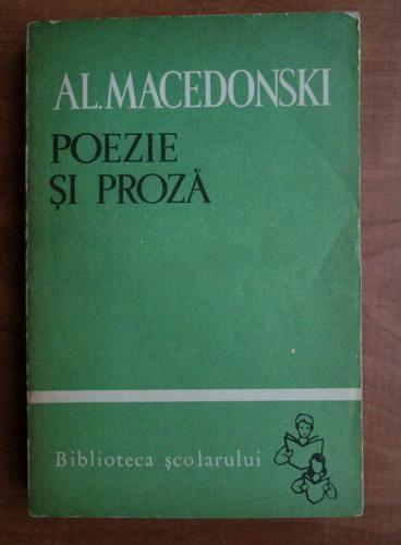 Anticariat: Al. Macedonski - Poezie si proza