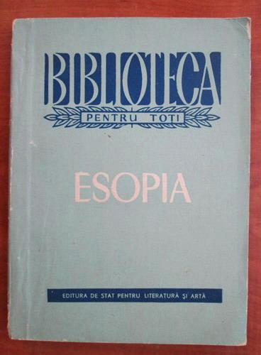Anticariat: Esopia (editie de I. C. Chitimia)