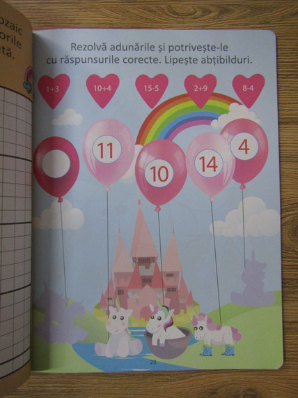 Iuliana Voicu - Unicorni. Carte de colorat cu abtibilduri. Magia se intampla