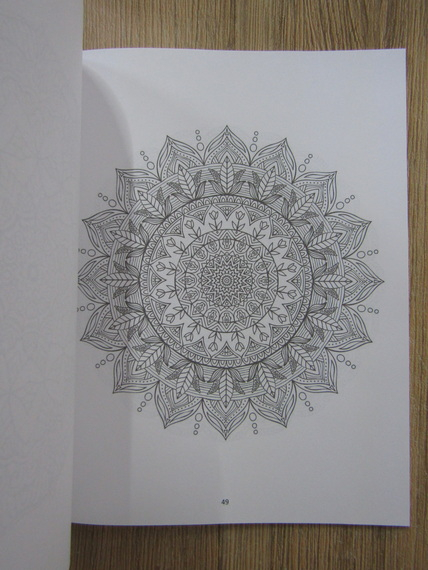 Adult coloring book. Mandalas